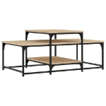 Tavolino da Salotto Rovere Sonoma 102x60x45cm Legno Multistrato