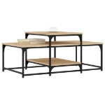 Tavolino da Salotto Rovere Sonoma 102x60x45cm Legno Multistrato