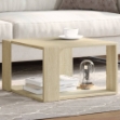 Tavolino Salotto Rovere Sonoma 51,5x51,5x30cm Legno Multistrato