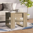 Tavolino Salotto Rovere Sonoma 55,5x55x45 cm Legno Multistrato