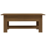 Tavolino da Salotto Rovere Marrone 102x55x42 cm in Truciolato