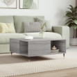Tavolino Salotto Grigio Sonoma 80x80x36,5 cm Legno Multistrato