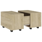Tavolino da Salotto Rovere Sonoma 60x60x38 cm Legno Multistrato