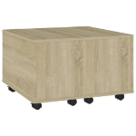 Tavolino da Salotto Rovere Sonoma 60x60x38 cm Legno Multistrato
