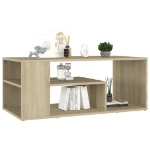 Tavolino da Salotto Rovere Sonoma 100x50x40cm Legno Multistrato