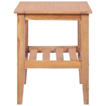 Tavolino da Salotto 40x40x50 cm Quadrato Legno Massello di Teak