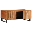 Tavolino da Salotto 100x55x40 cm in Legno Massello di Acacia