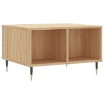 Tavolino Salotto Rovere Sonoma 60x50x36,5 cm Legno Multistrato