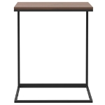 Tavolino da Salotto Nero 55x35x66 cm in Legno Multistrato