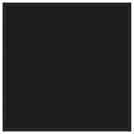 Tavolino da Salotto Nero con Vetro Nero 60x60x35 cm