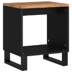 Tavolino da Soggiorno 40x31x46 cm Massello Acacia e Multistrato