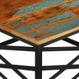 Tavolino da Salotto 68x68x35 cm in Legno Massello di Recupero