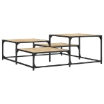 Tavolino Salotto Rovere Sonoma 107x107x40 cm Legno Multistrato