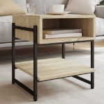 Tavolino da Salotto Rovere Sonoma 40x40x45 cm Legno Multistrato