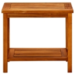 Tavolino da Salotto 50x35x45 cm in Legno Massello di Acacia