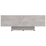 Tavolino Salotto Grigio Cemento 85x55x31 cm Legno Multistrato