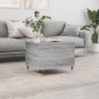 Tavolino Salotto Grigio Sonoma 60x44,5x45 cm Legno Multistrato