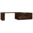 Tavolino da Salotto Rovere Fumo 150x50x35 cm Legno Multistrato