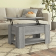 Tavolino da Salotto Grigio Sonoma 79x49x41 cm Legno Multistrato