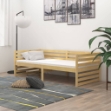 Divano Letto con Materasso 90x200 cm Legno Massello di Pino
