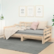Dormeuse Estraibile Legno Massello Pino 2x(90x200) cm