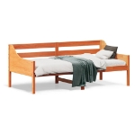 Dormeuse senza Materasso Marrone Cera 90x190 cm Legno di Pino