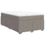 Giroletto a Molle con Materasso Tortora 120x190 cm in Tessuto