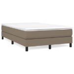Giroletto a Molle con Materasso Tortora 120x190 cm in Tessuto