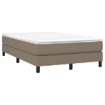 Giroletto a Molle con Materasso Tortora 120x190 cm in Tessuto