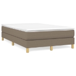 Giroletto a Molle con Materasso Tortora 120x190 cm in Tessuto