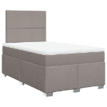 Giroletto a Molle con Materasso Tortora 120x190 cm in Tessuto