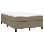 Giroletto a Molle con Materasso Tortora 120x190 cm in Tessuto