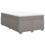 Giroletto a Molle con Materasso Tortora 120x190 cm in Tessuto