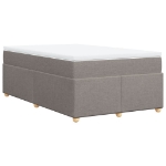 Giroletto a Molle con Materasso Tortora 120x190 cm in Tessuto