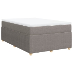 Giroletto a Molle con Materasso Tortora 120x190 cm in Tessuto