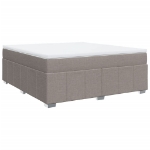 Giroletto a Molle con Materasso Tortora 180x200 cm in Tessuto