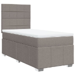Giroletto a Molle con Materasso Tortora 90x200 cm inTessuto