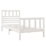 Giroletto Bianco 75x190 cm Small Single in Legno Massello