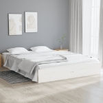Giroletto Bianco in Legno Massello 120x190 cm Small Double