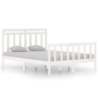 Giroletto Bianco in Legno Massello 120x190 cm Small Double