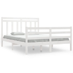 Giroletto Bianco in Legno Massello 135x190 cm Double