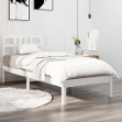 Giroletto Bianco in Legno Massello 75x190 cm Small Single
