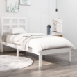 Giroletto Bianco in Legno Massello 90x200 cm