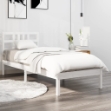 Giroletto Bianco in Legno Massello 90x200 cm