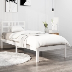 Giroletto Bianco in Legno Massello 90x200 cm