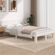 Giroletto Bianco in Legno Massello di Pino 120x200 cm