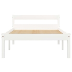 Giroletto Bianco in Legno Massello di Pino 90x200 cm