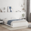 Giroletto con Cassetti Bianco 120x190 cm in Legno Multistrato