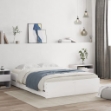 Giroletto con Cassetti Bianco 135x190 cm in Legno Multistrato