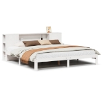 Giroletto con Libreria senza Materasso 180x200 cm in Legno Pino